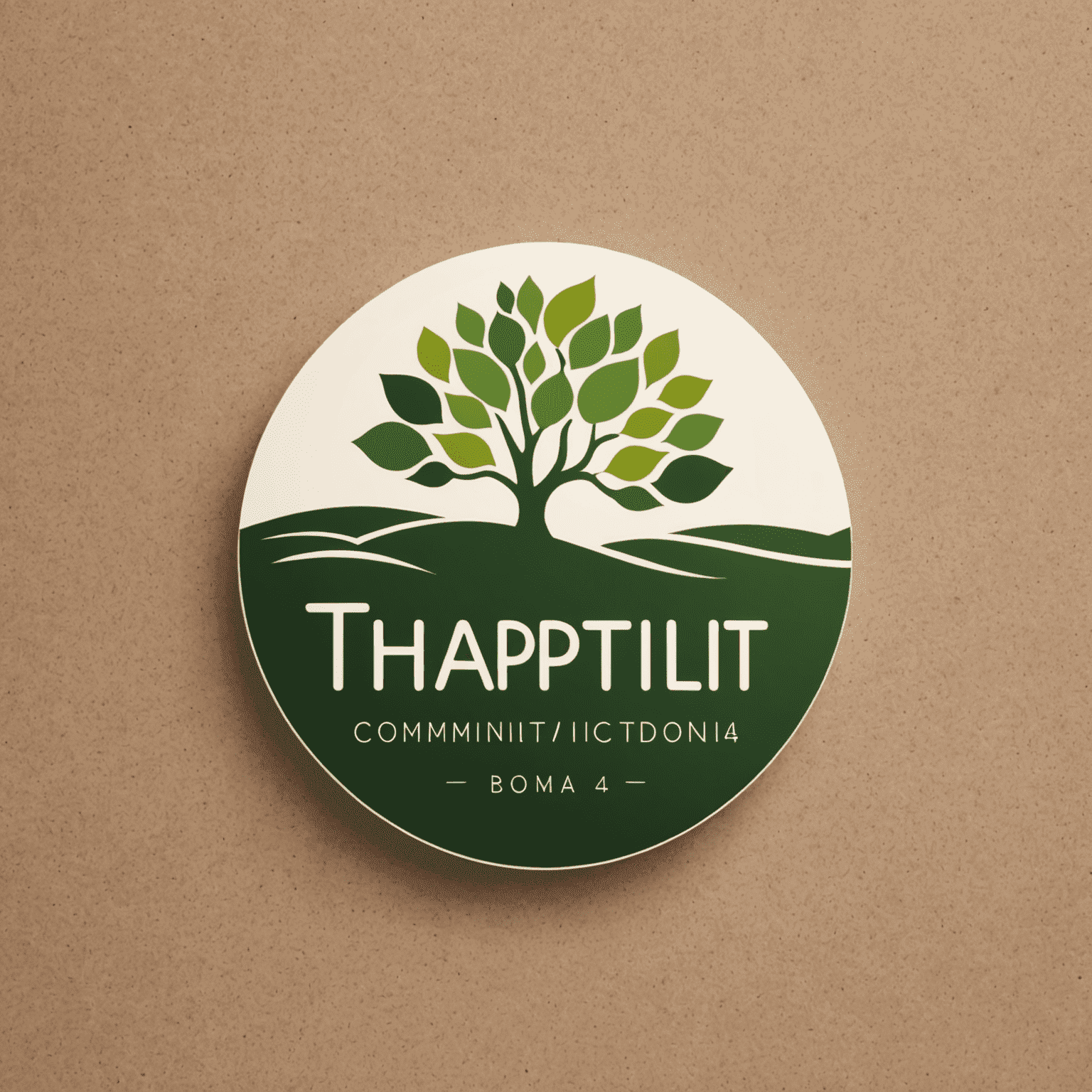 thaptilit_com Logo - Ein transparentes und inklusives Logo, das Gemeinschaft und Zusammenarbeit symbolisiert