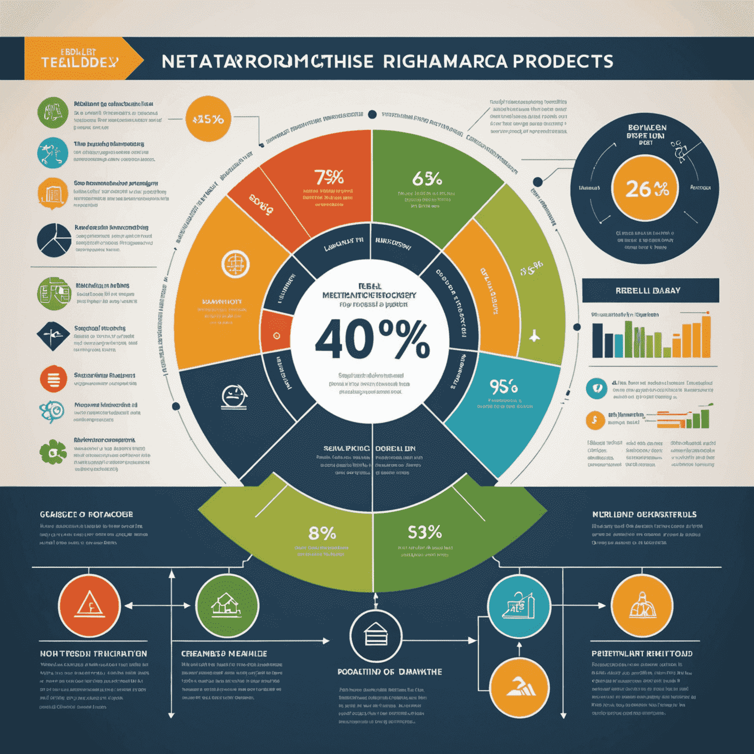 Infografik, die die Methodik zur Messung und Berichterstattung der realen Auswirkungen von finanzierten Projekten zeigt, mit Diagrammen und Statistiken.
